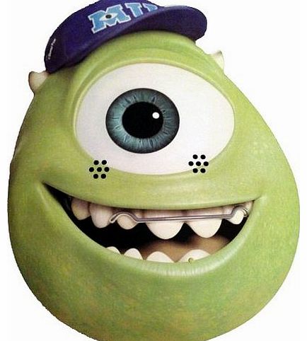 Monsters, Inc Monsters University - Mike - Card Face Mask - Licensed Product [Toy]